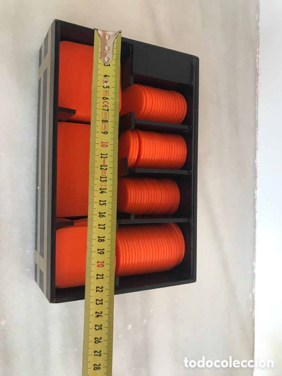 Juegos de mesa: Fichas vintage con estuche - Foto 4