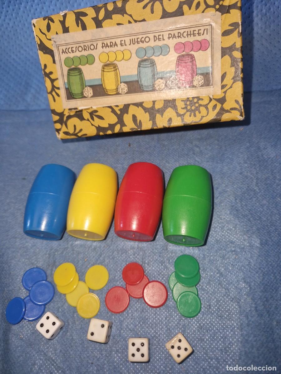 Juegos de mesa: ACCESORIOS PARA EL JUEGO DEL PARCHIS - Foto 1