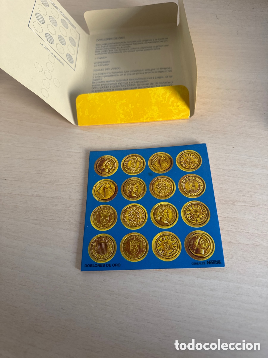 Juegos de mesa: Juego Doblones d oro obsequio de cereales Nestle - Foto 2