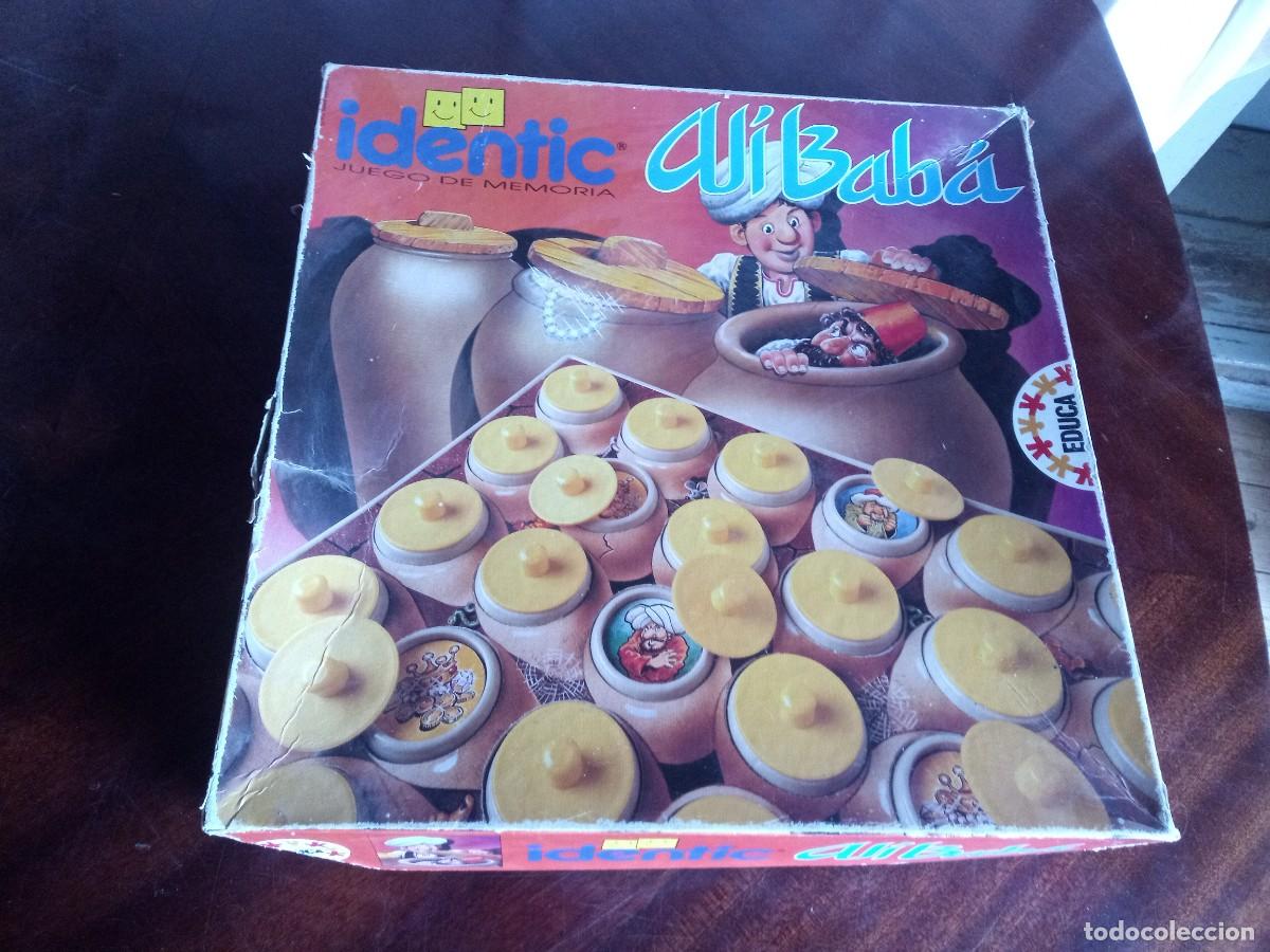 Juegos de mesa: Identic Al&iacute; Bab&aacute;. EDUCA. Juego de memoria. 1991. EGB - Foto 7