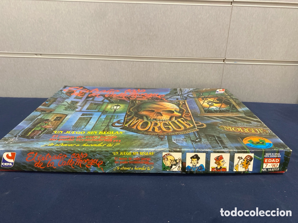 Juegos de mesa: JUEGO DE MESA / EL EXTRA&Ntilde;O CASO DE LA CALLE MORGUE / CEFA / - Foto 2