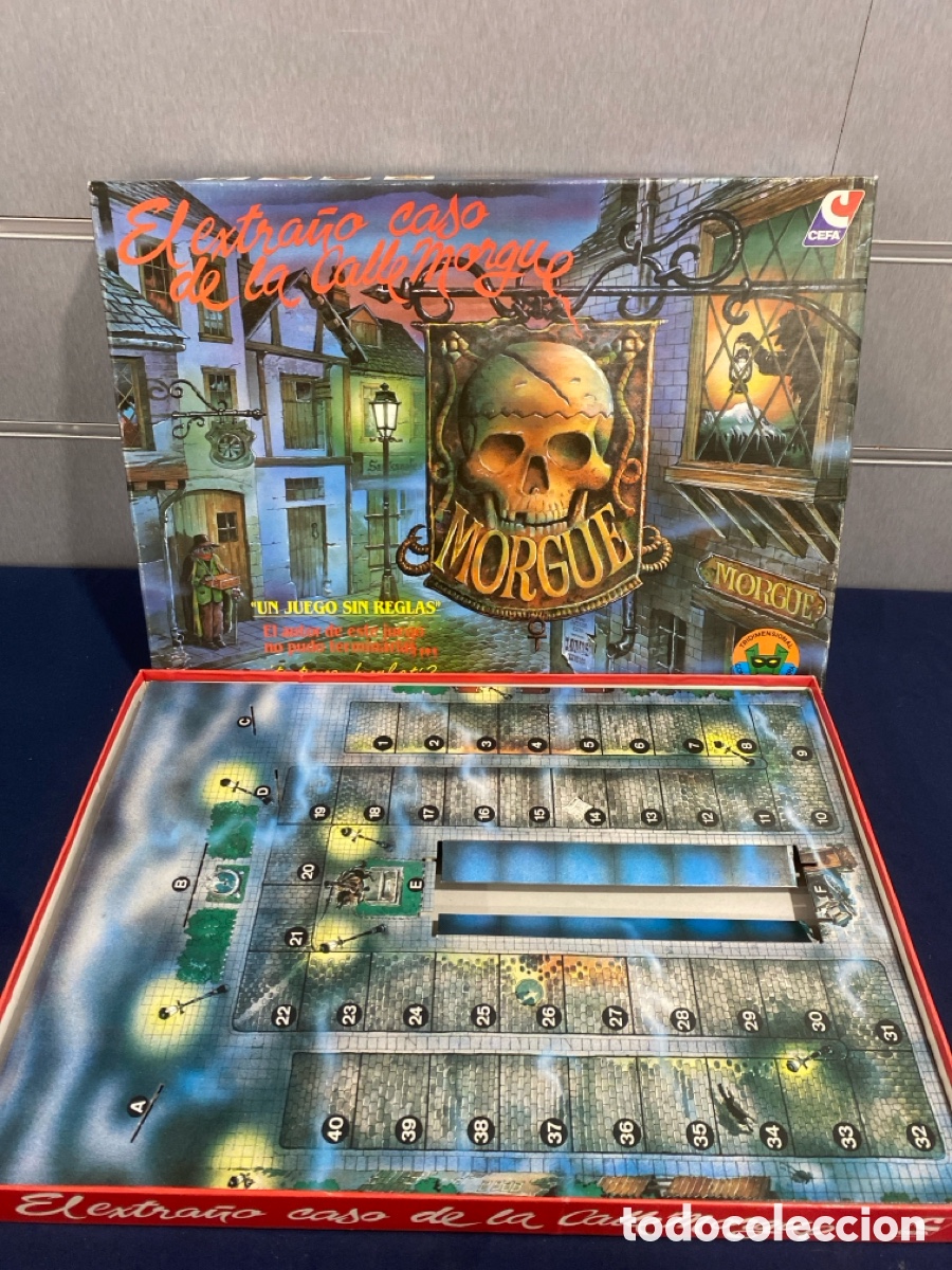 Juegos de mesa: JUEGO DE MESA / EL EXTRA&Ntilde;O CASO DE LA CALLE MORGUE / CEFA / - Foto 3