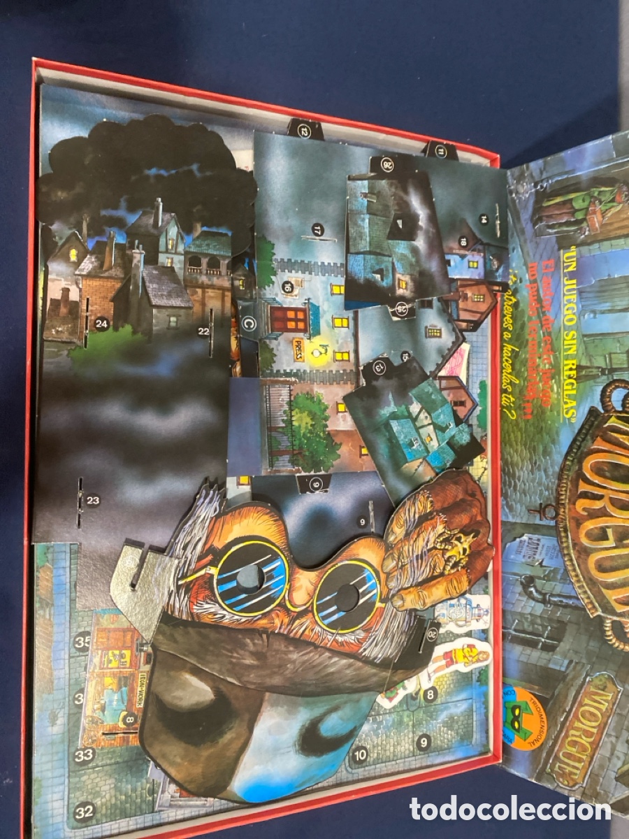 Juegos de mesa: JUEGO DE MESA / EL EXTRA&Ntilde;O CASO DE LA CALLE MORGUE / CEFA / - Foto 8