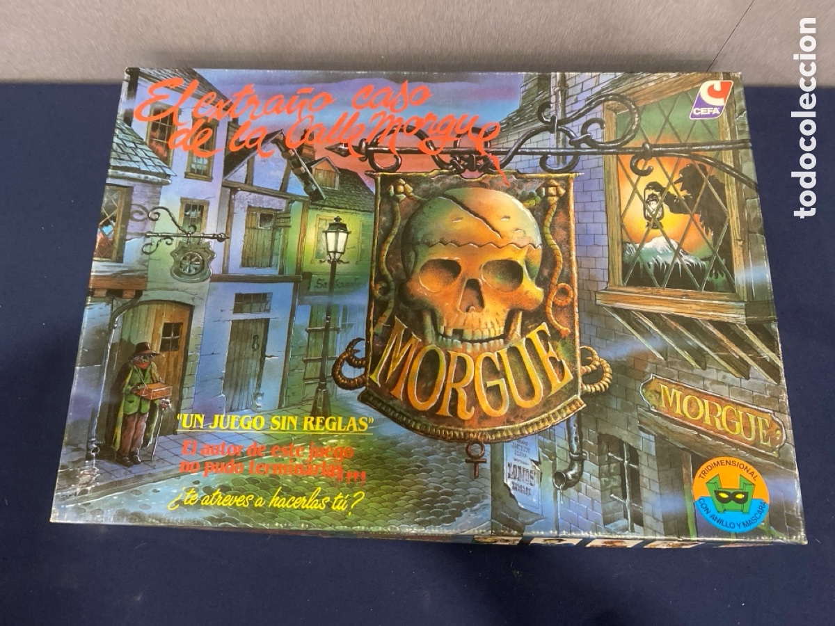 Juegos de mesa: JUEGO DE MESA / EL EXTRA&Ntilde;O CASO DE LA CALLE MORGUE / CEFA / - Foto 1