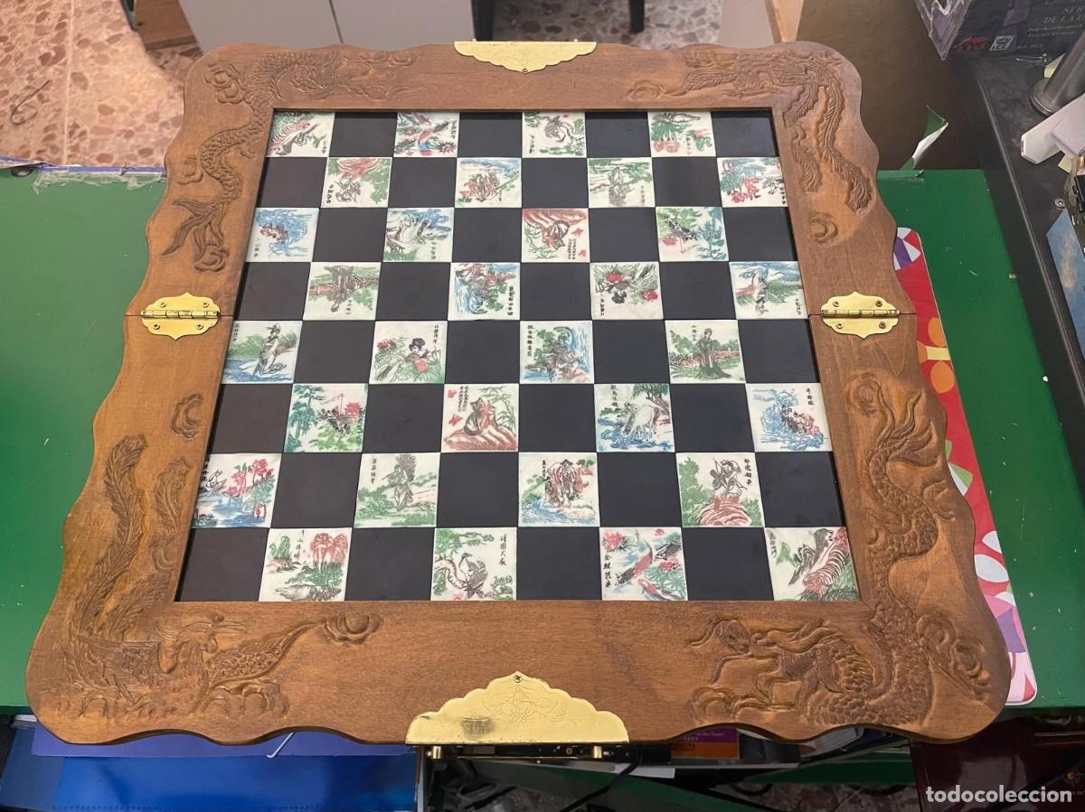 Juegos de mesa: Ajedrez chino en caja de madera - Foto 3