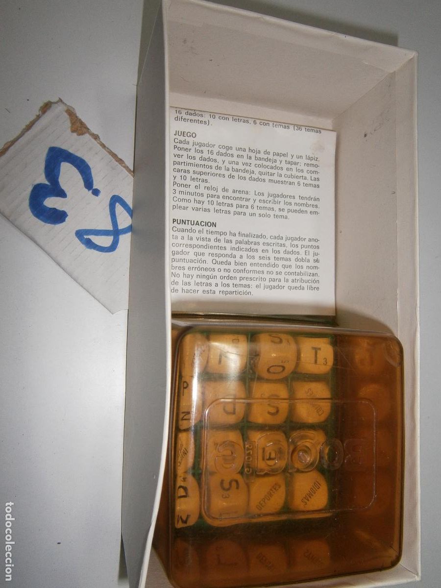 Juegos de mesa: ANTIGUO JUEGO DE MESA BOGGLE - Foto 2