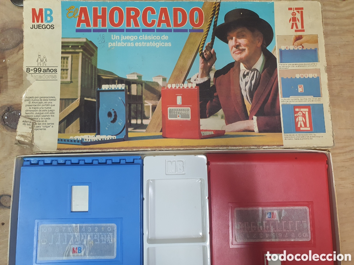 Juegos de mesa: Mb ahorcado caja mal estado - Foto 1