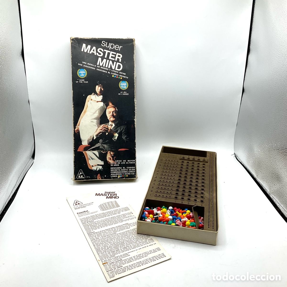 Juegos de mesa: SUPER MASTER MIND - antiguo juego de mesa - H H - Foto 1