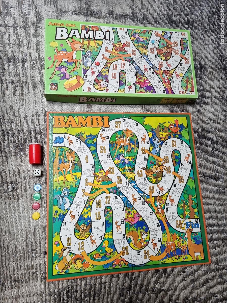 Juegos de mesa: JUEGA CON... BAMBI - JUEGO DE MESA - Foto 1