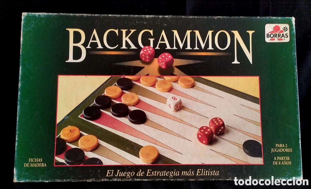 Juegos de mesa: JUEGO DE MESA BACKGAMMON. BORRAS - Foto 1