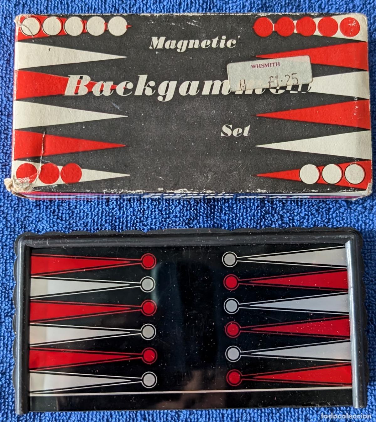 Juegos de mesa: Backgammon - Juego magn&eacute;tico de bolsillo - Foto 2