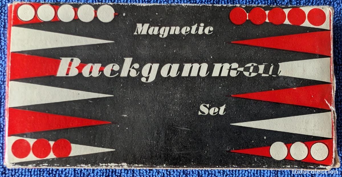 Juegos de mesa: Backgammon - Juego magn&eacute;tico de bolsillo - Foto 1