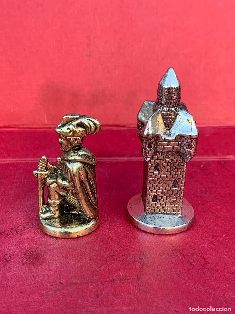 Juegos de mesa: AJEDREZ FIGURAS METAL MACIZAS 3 piezas - Foto 11