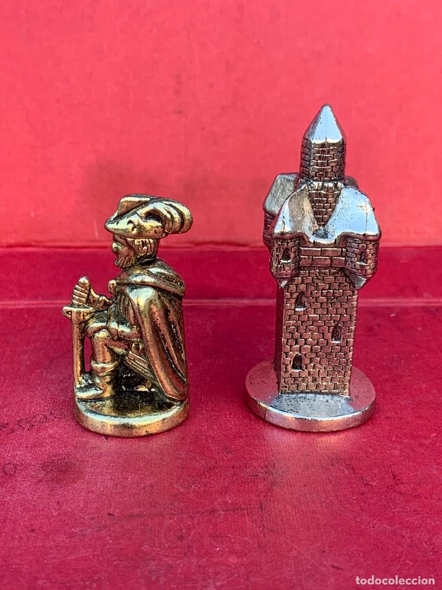 Juegos de mesa: AJEDREZ FIGURAS METAL MACIZAS 3 piezas - Foto 12