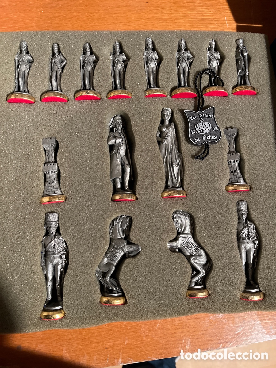 Juegos de mesa: Juego ajedrez de lujo LES ETAINS DU PRINCE - Foto 4