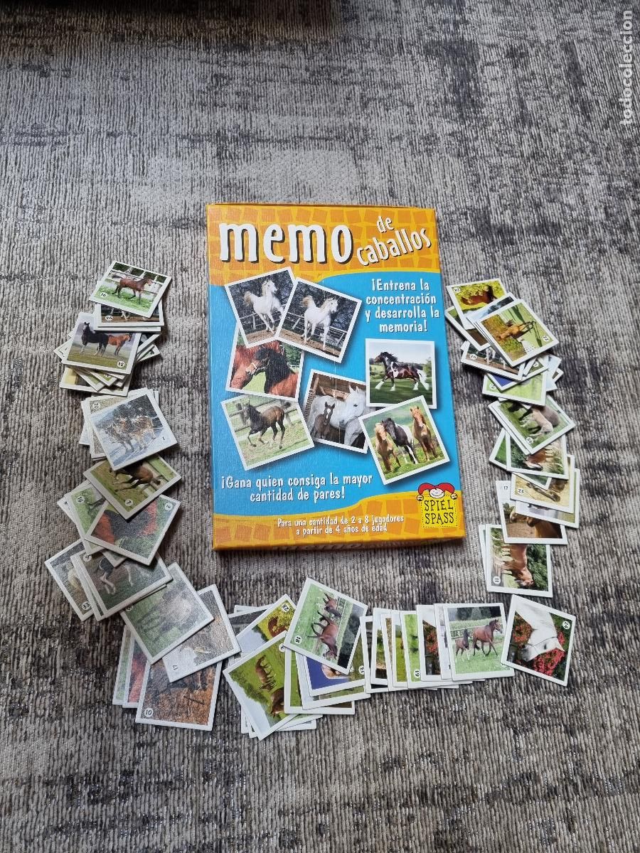 Juegos de mesa: MEMO DE CABALLOS - JUEGO DE MEMORIA - Foto 3