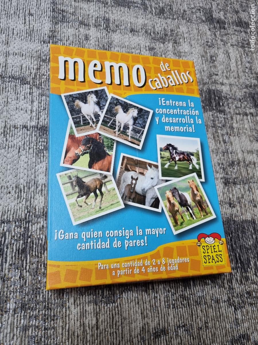 Juegos de mesa: MEMO DE CABALLOS - JUEGO DE MEMORIA - Foto 8