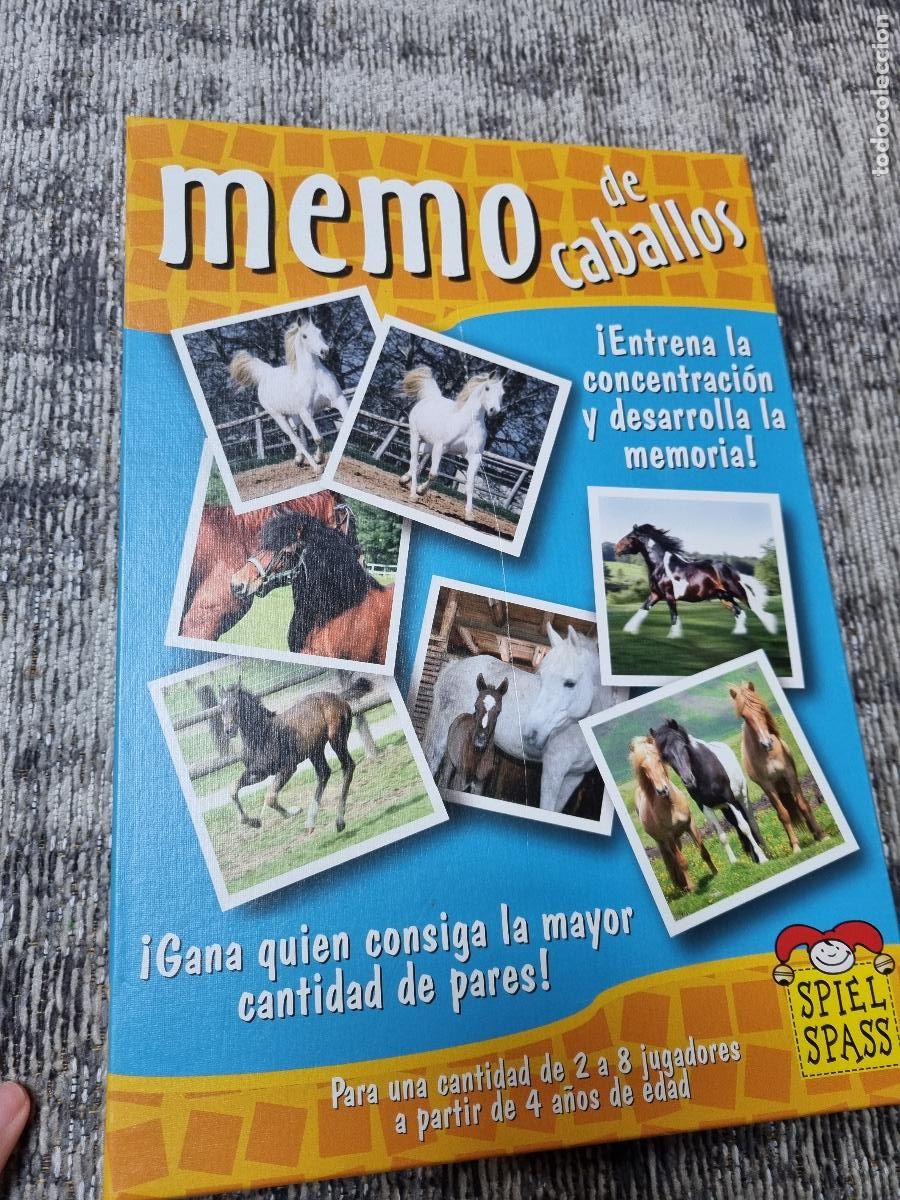 Juegos de mesa: MEMO DE CABALLOS - JUEGO DE MEMORIA - Foto 6