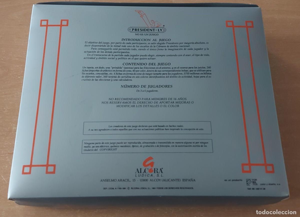 Juegos de mesa: Juego de mesa PRESIDENT LY DE ALCORA - Foto 2