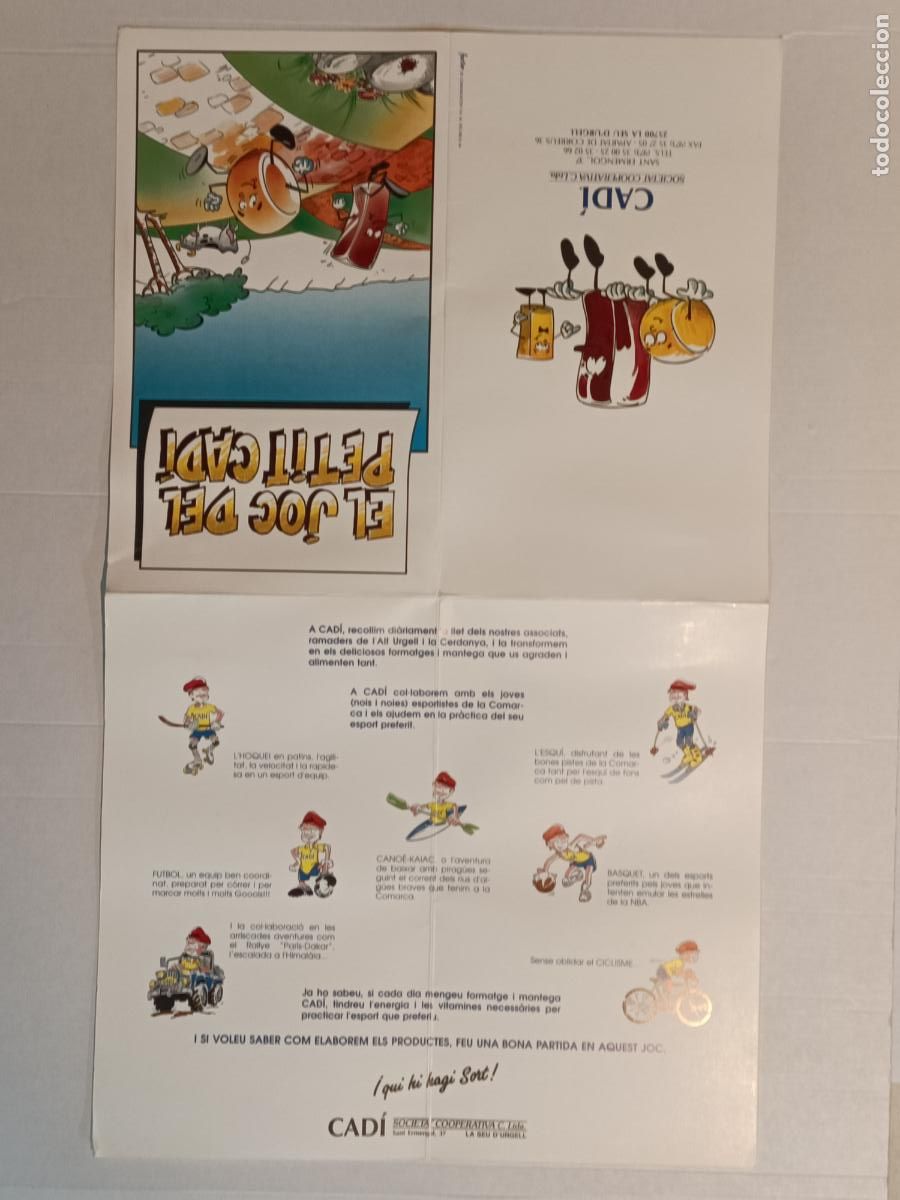 Juegos de mesa: EL JOC DEL PETIT CADI PARECIDO AL JUEGO DE LA OCA - Foto 2