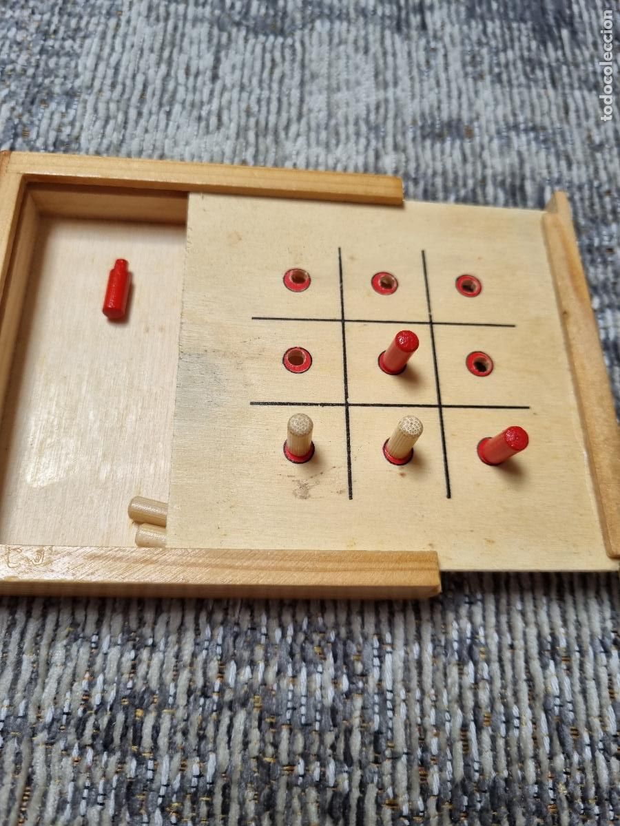 Juegos de mesa: JUEGO TRES EN RAYA MADERA PEQUE&Ntilde;O - Foto 4