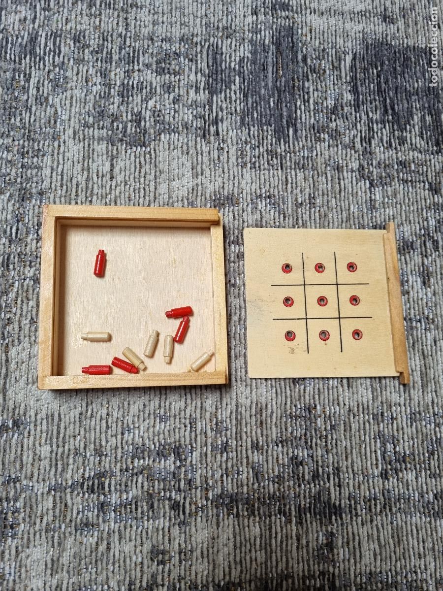 Juegos de mesa: JUEGO TRES EN RAYA MADERA PEQUE&Ntilde;O - Foto 3
