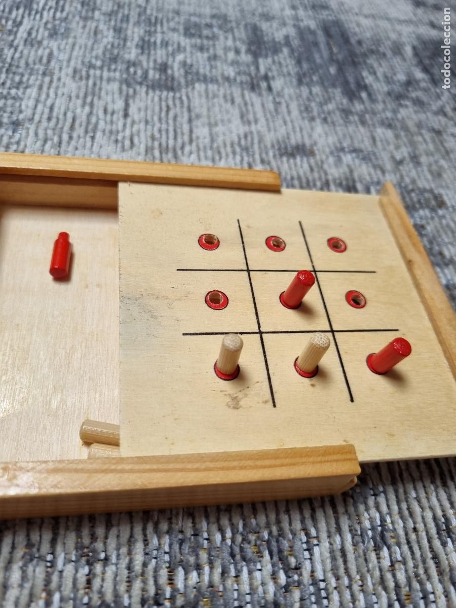 Juegos de mesa: JUEGO TRES EN RAYA MADERA PEQUE&Ntilde;O - Foto 8