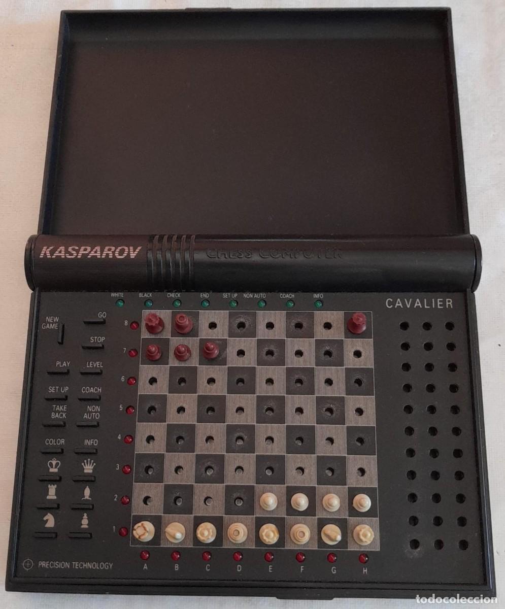 Juegos de mesa: AJEDREZ ELECTR&Oacute;NICO CAVALIER CHESS COMPUTER KASPAROV, INCOMPLETO - Foto 1