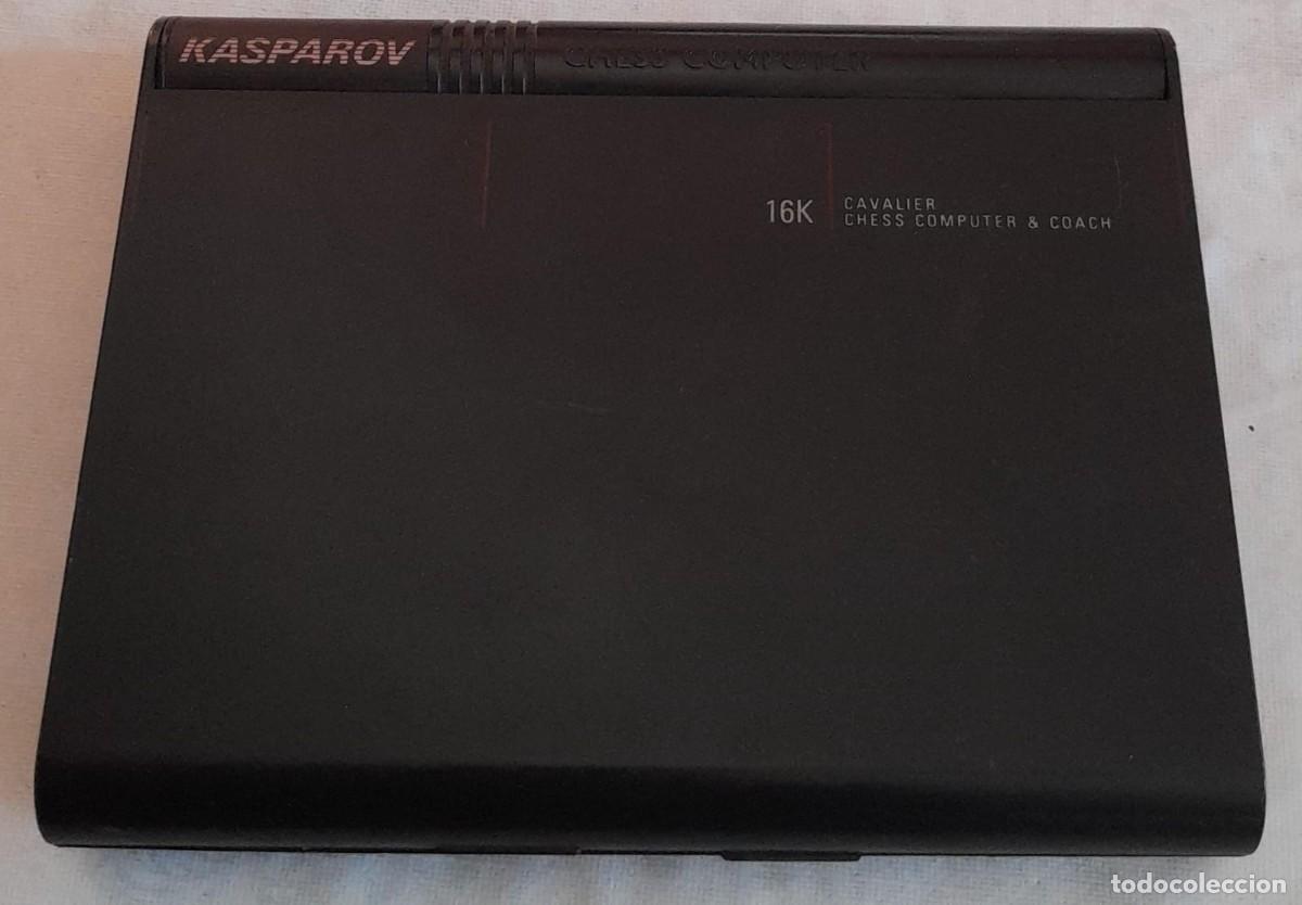 Juegos de mesa: AJEDREZ ELECTR&Oacute;NICO CAVALIER CHESS COMPUTER KASPAROV, INCOMPLETO - Foto 4