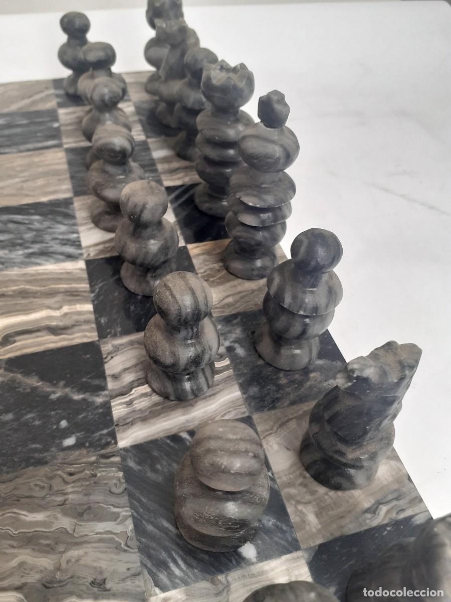 Juegos de mesa: Ajedrez de Marmol con todas las piezas - Foto 3