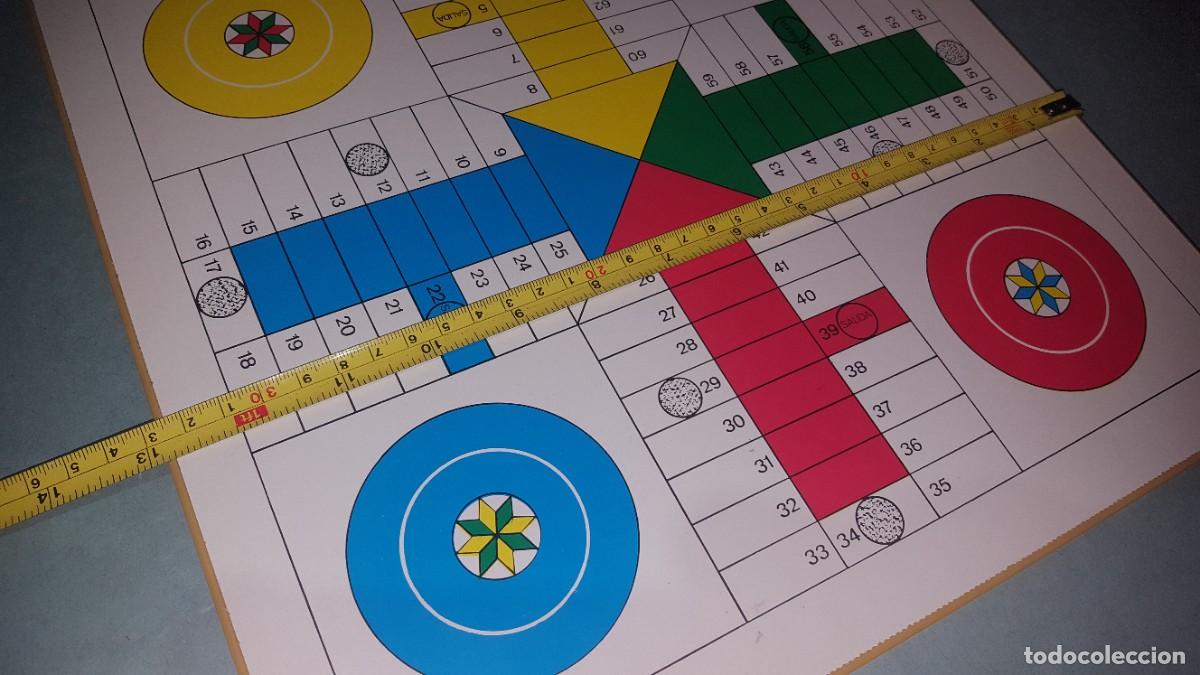 Juegos de mesa: JUEGO AJEDREZ Y PARCHIS - TABLERO DE MADERA - Foto 4
