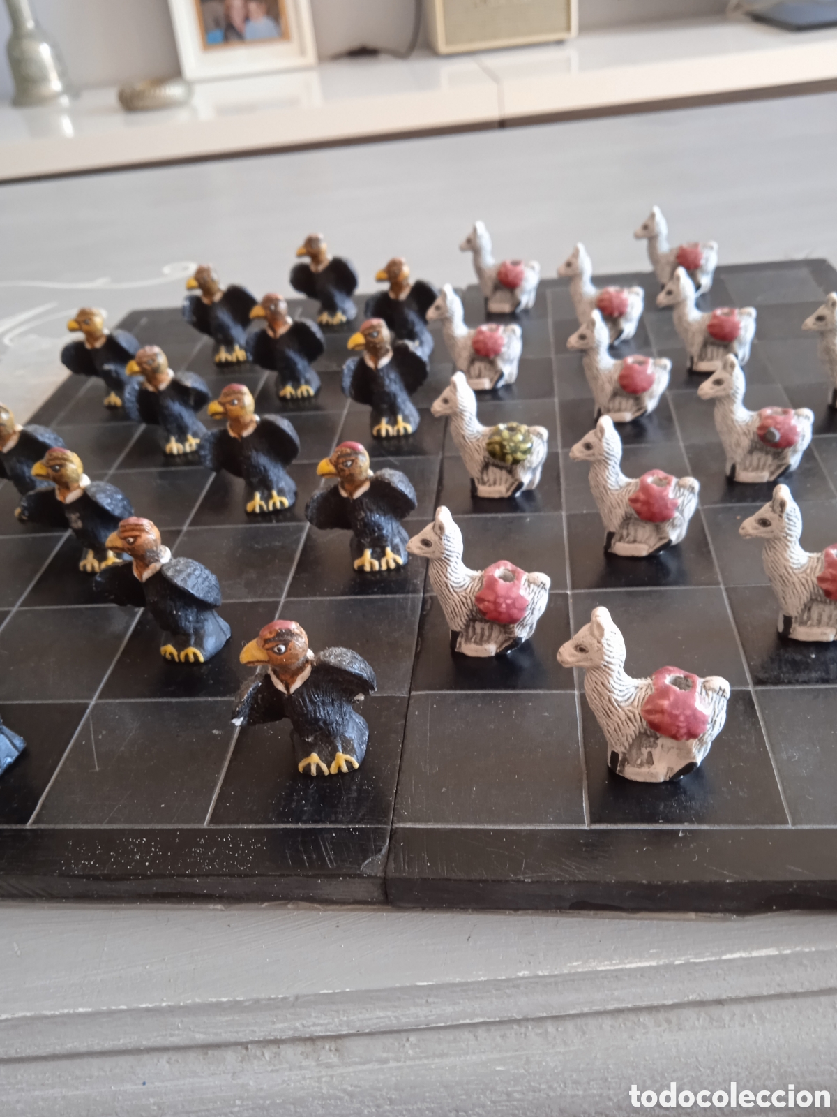 Juegos de mesa: Juego con base de piedra pizarra - Foto 2