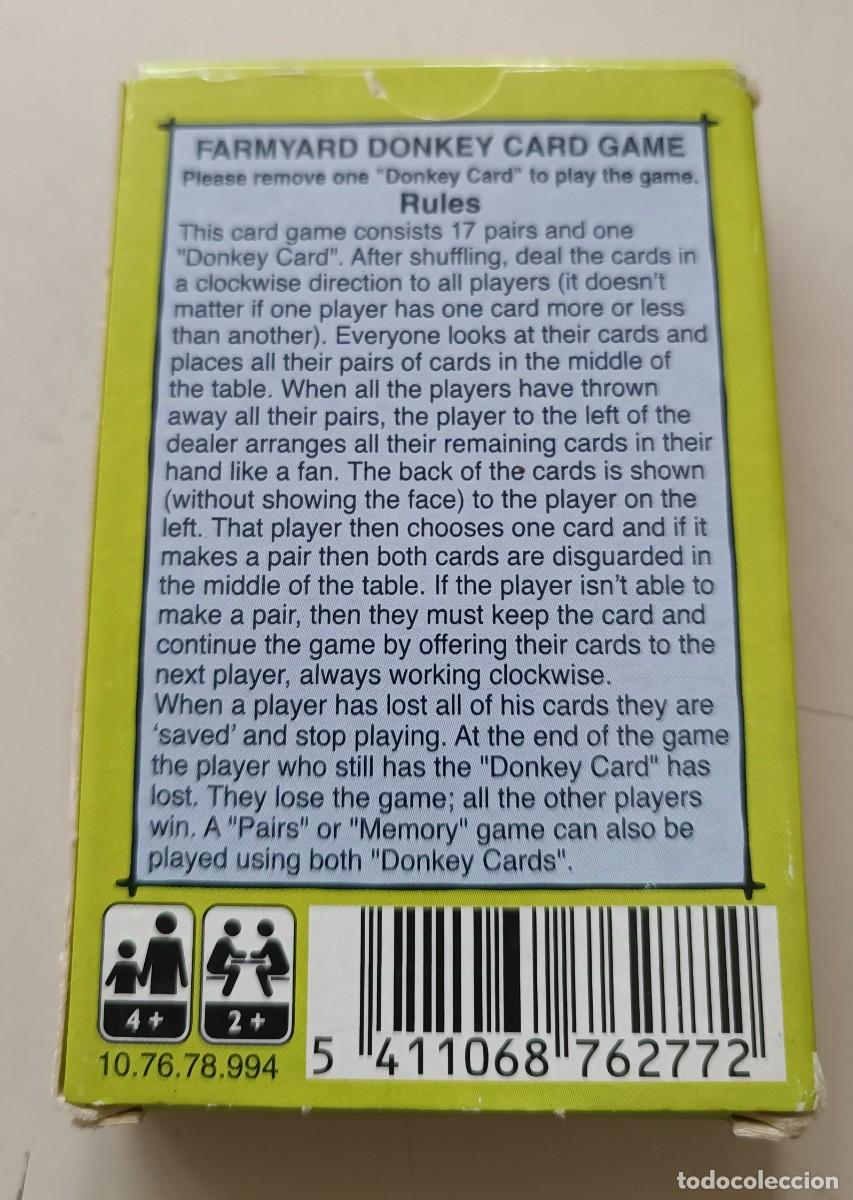 Juegos de mesa: NAIPES CARD GAME DONKEY - Foto 4