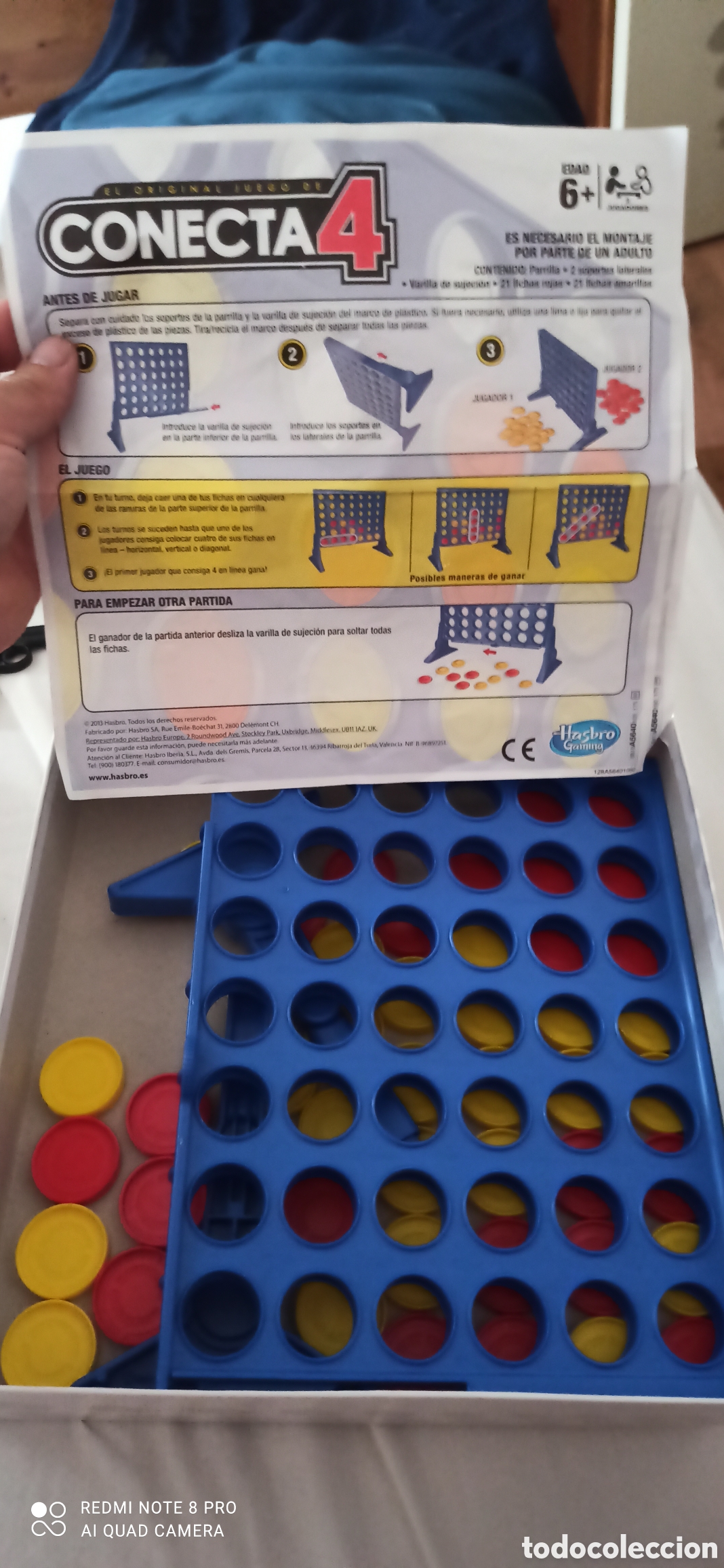Juegos de mesa: CONECTA 4 - JUEGO DE MESA - HASBRO - FORMATO VIAJE - Foto 2