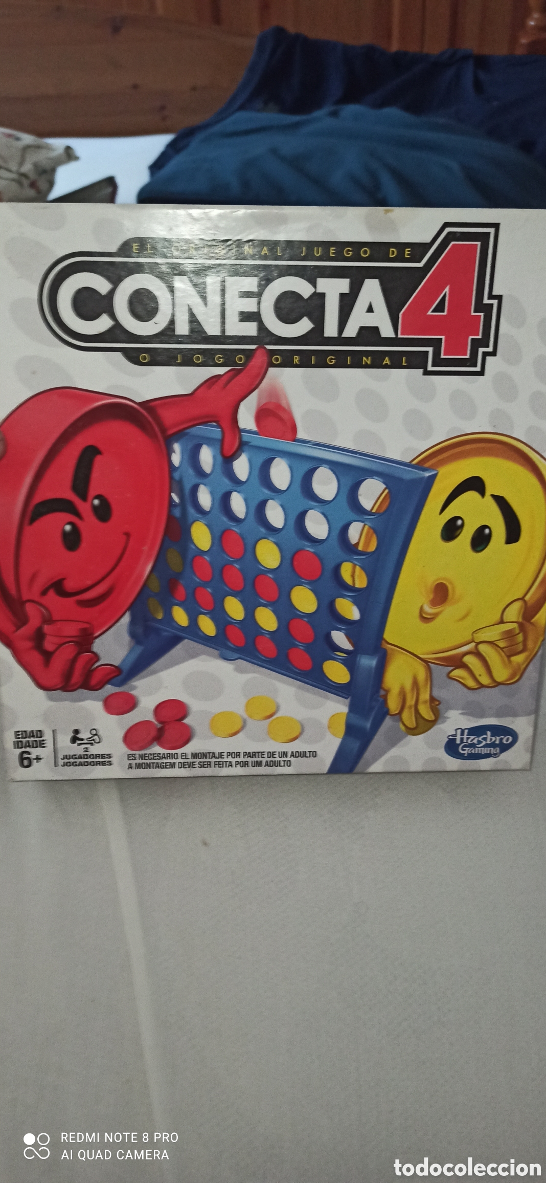 Juegos de mesa: CONECTA 4 - JUEGO DE MESA - HASBRO - FORMATO VIAJE - Foto 1