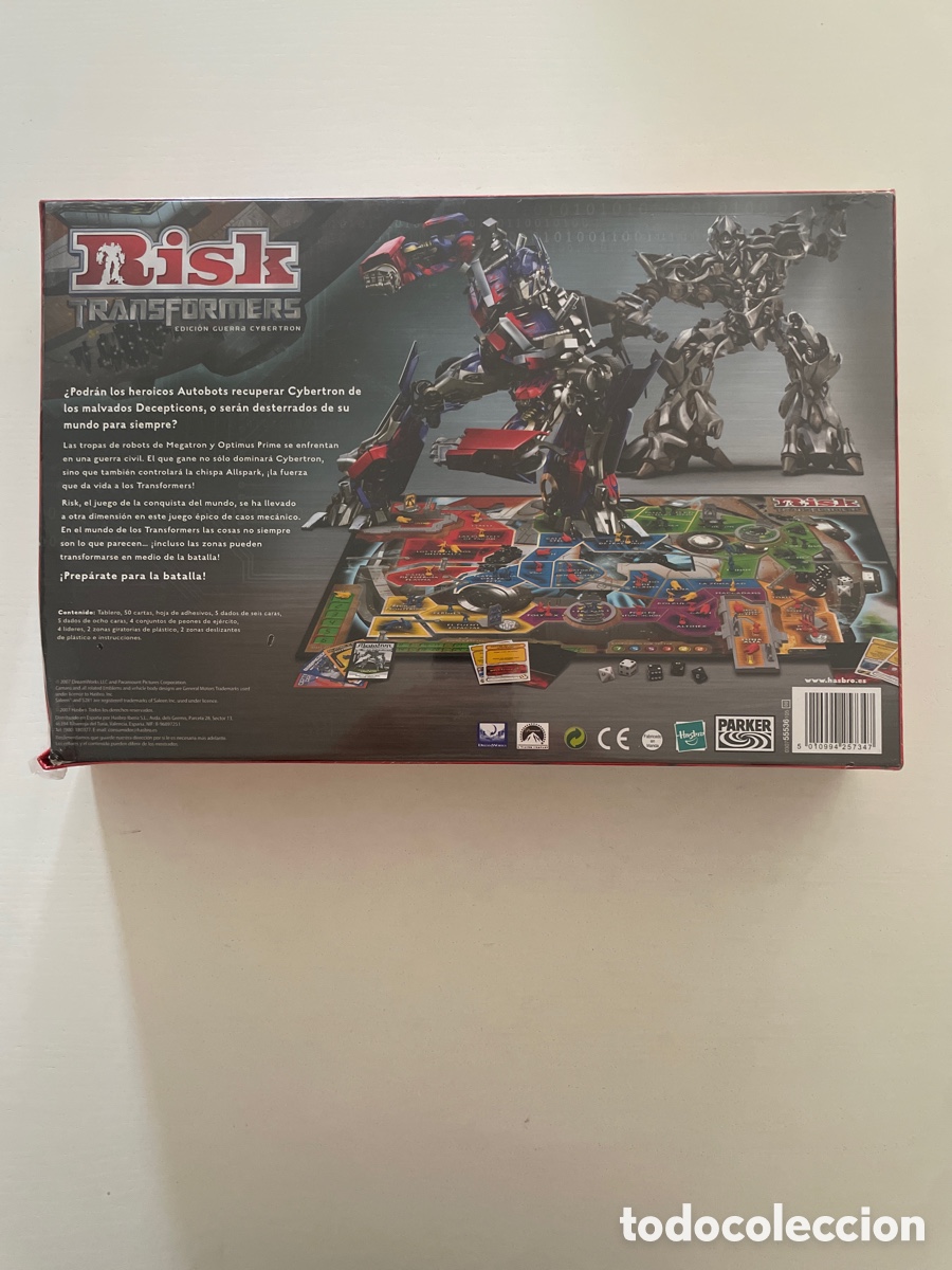 Juegos de mesa: Juego de Mesa RISK TRANSFORMERS A&ntilde;o 2007 PRECINTADO - Foto 5