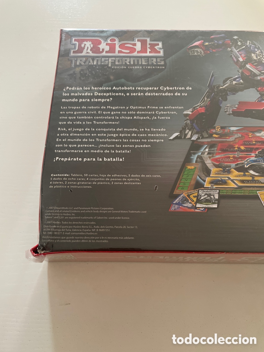 Juegos de mesa: Juego de Mesa RISK TRANSFORMERS A&ntilde;o 2007 PRECINTADO - Foto 6