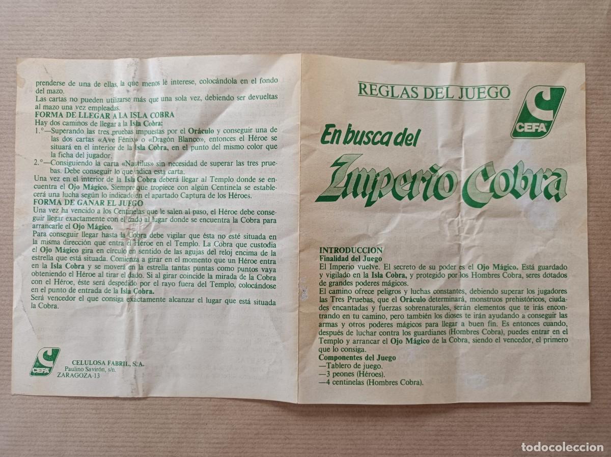 Juegos de mesa: JUEGO IMPERIO COBRA CEFA - Foto 8