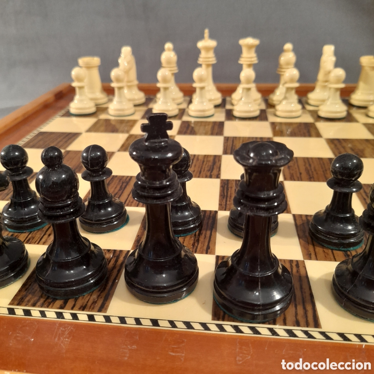 Juegos de mesa: AJEDREZ COMPLETO, FICHAS Y TABLERO - Foto 1