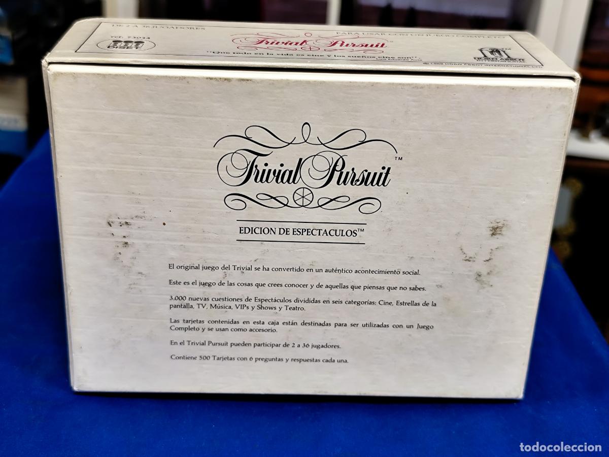 Juegos de mesa: TRIVIAL PURSUIT EDICION ESPECTACULOS - Foto 6