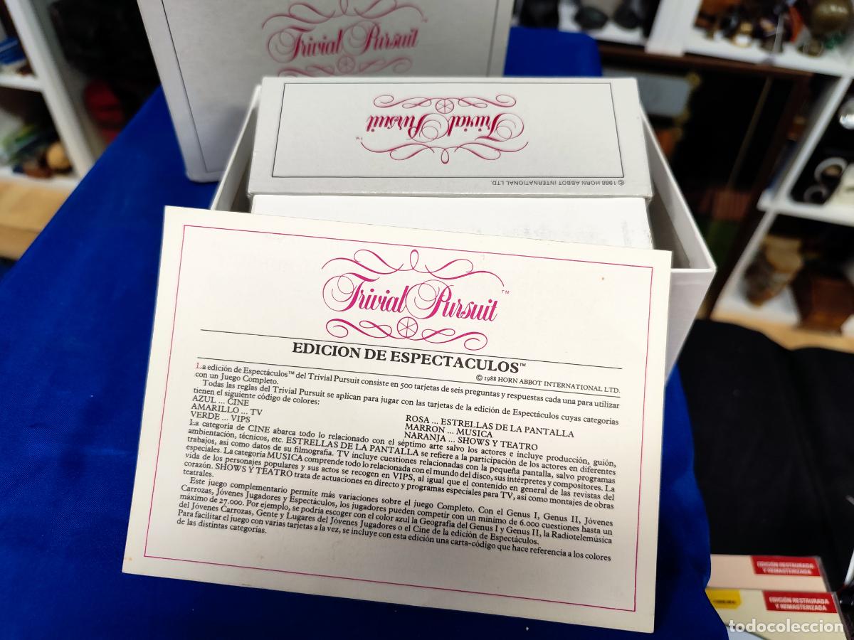 Juegos de mesa: TRIVIAL PURSUIT EDICION ESPECTACULOS - Foto 7