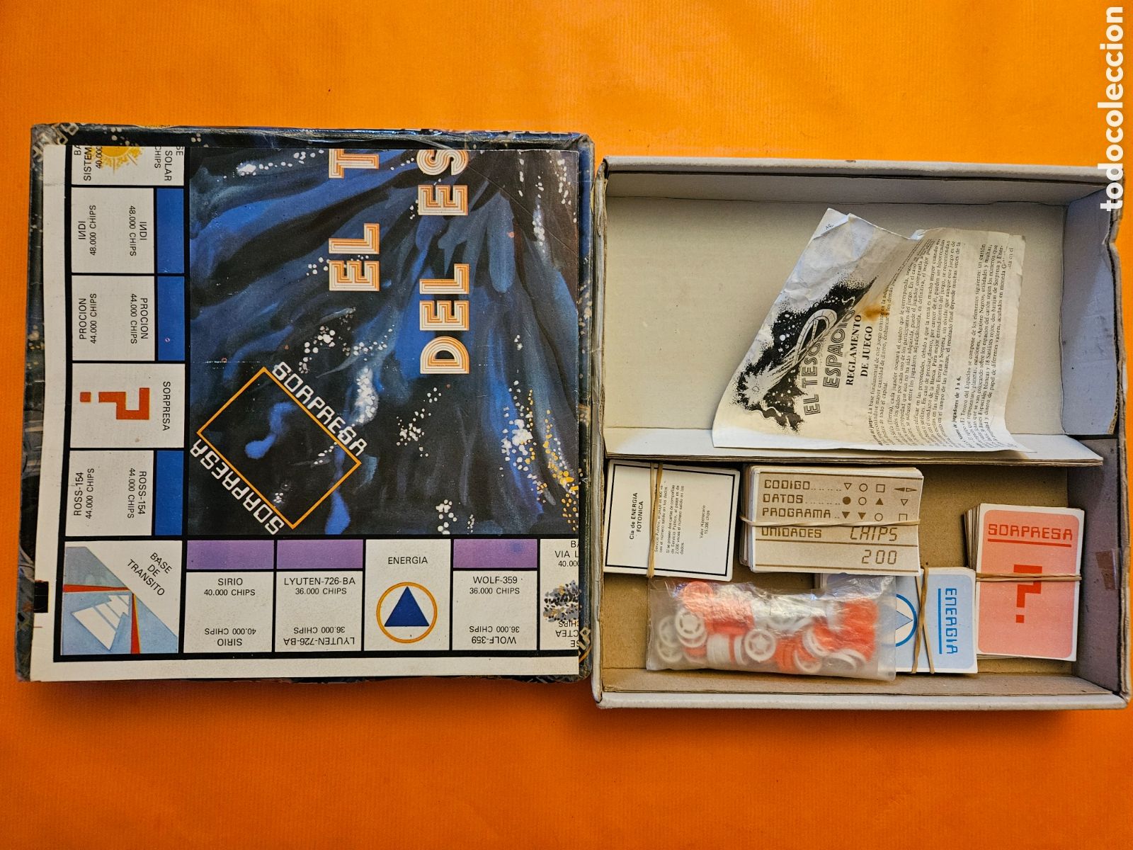 Juegos de mesa: EL TESORO DEL ESPACIO JUEGO DE MESA INCOMPLETO MASTER - Foto 2