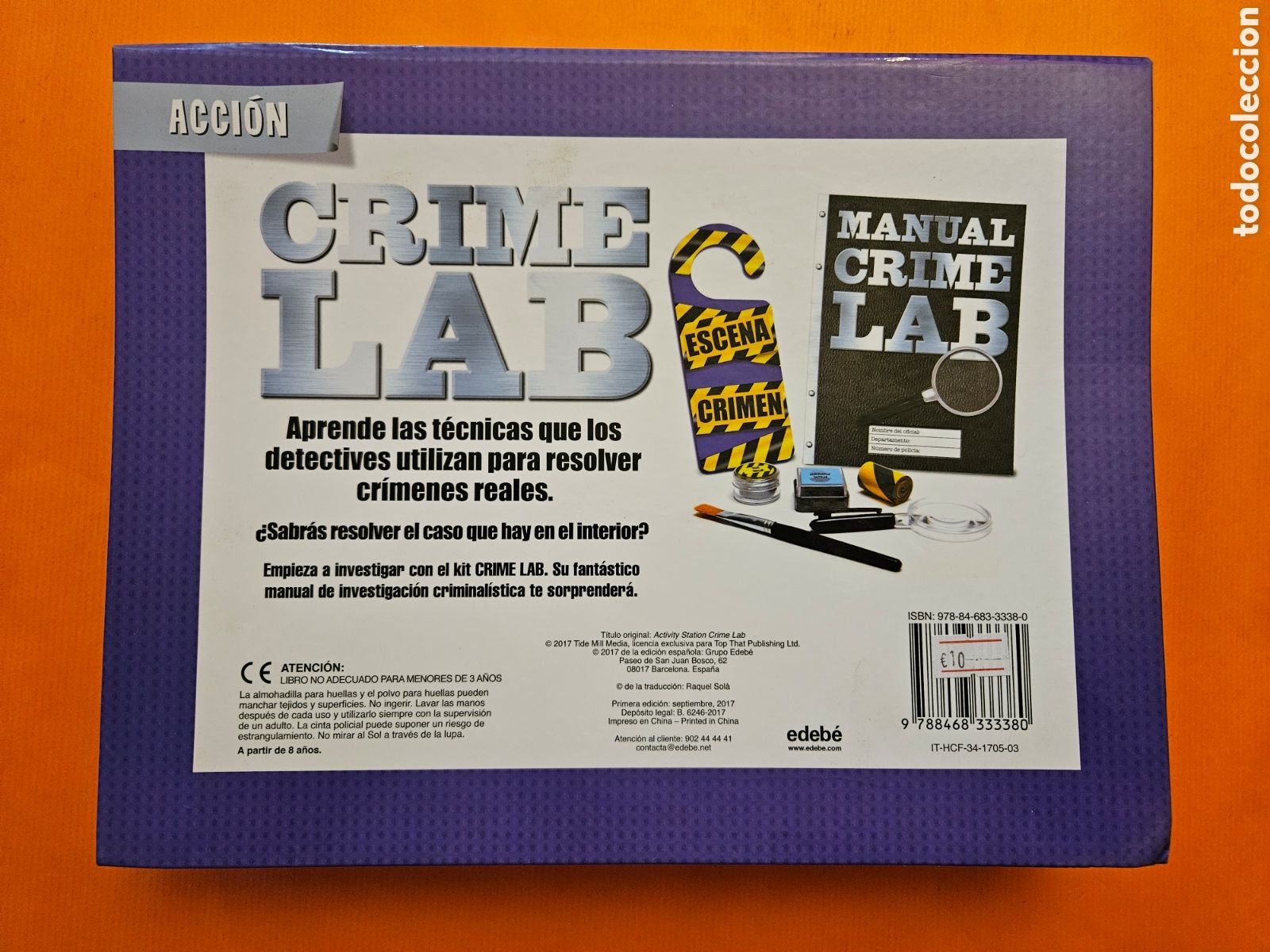 Juegos de mesa: CRIME LAB ACCION 2017 EDEBE - Foto 3