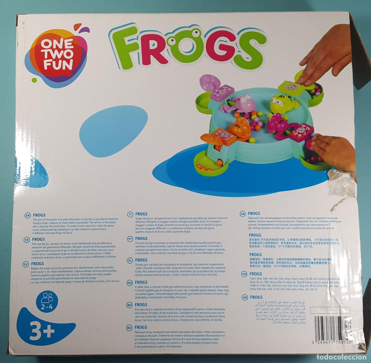 Juegos de mesa: JUEGO FROGS, OBNE TWO, FUN. TRAGABOLAS O COMEBOLAS RANAS - Foto 4