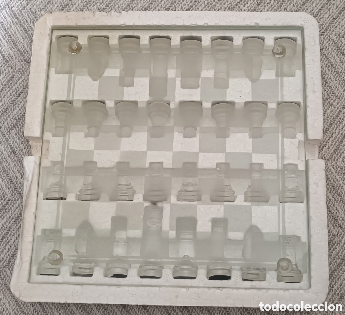 Juegos de mesa: GLASS CHESS SET - JUEGO AJEDREZ DE CRISTAL - Foto 2
