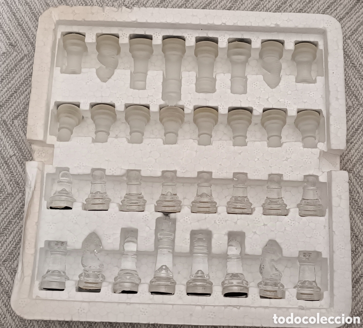 Juegos de mesa: GLASS CHESS SET - JUEGO AJEDREZ DE CRISTAL - Foto 3