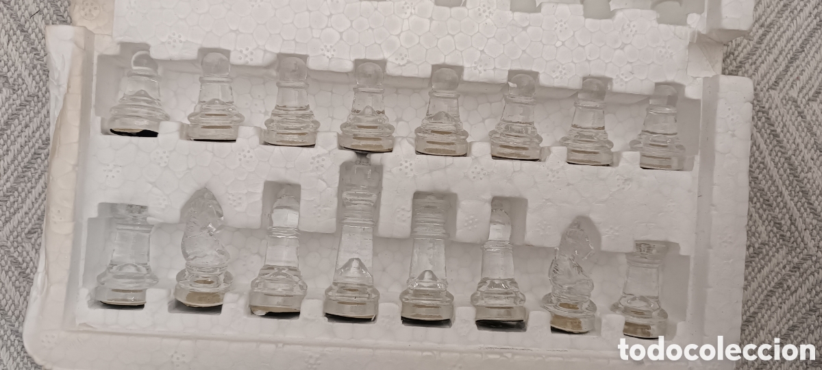 Juegos de mesa: GLASS CHESS SET - JUEGO AJEDREZ DE CRISTAL - Foto 5