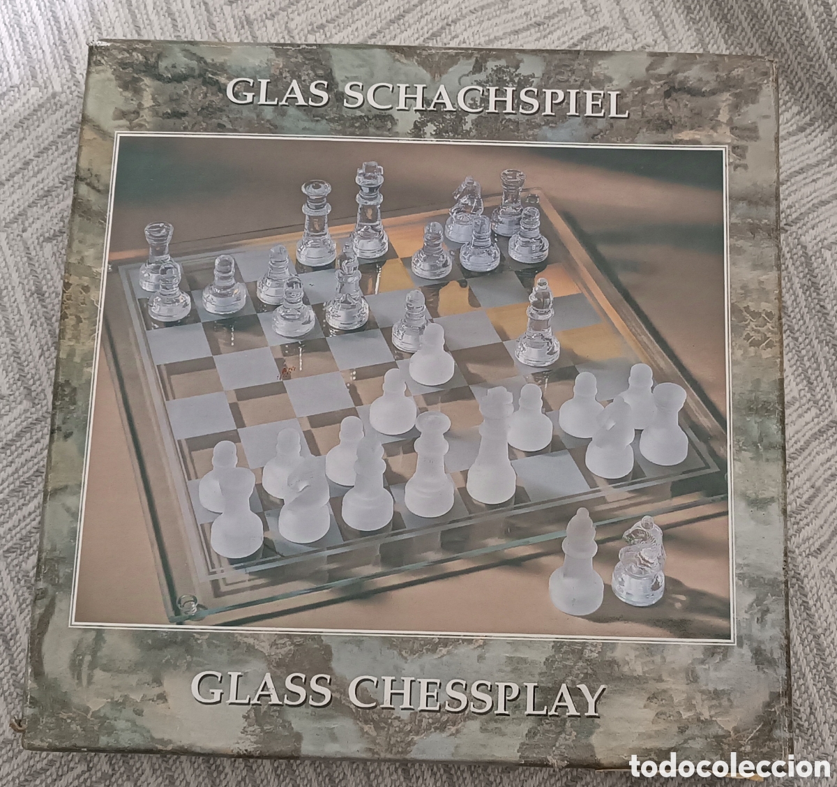 Juegos de mesa: GLASS CHESS SET - JUEGO AJEDREZ DE CRISTAL - Foto 1