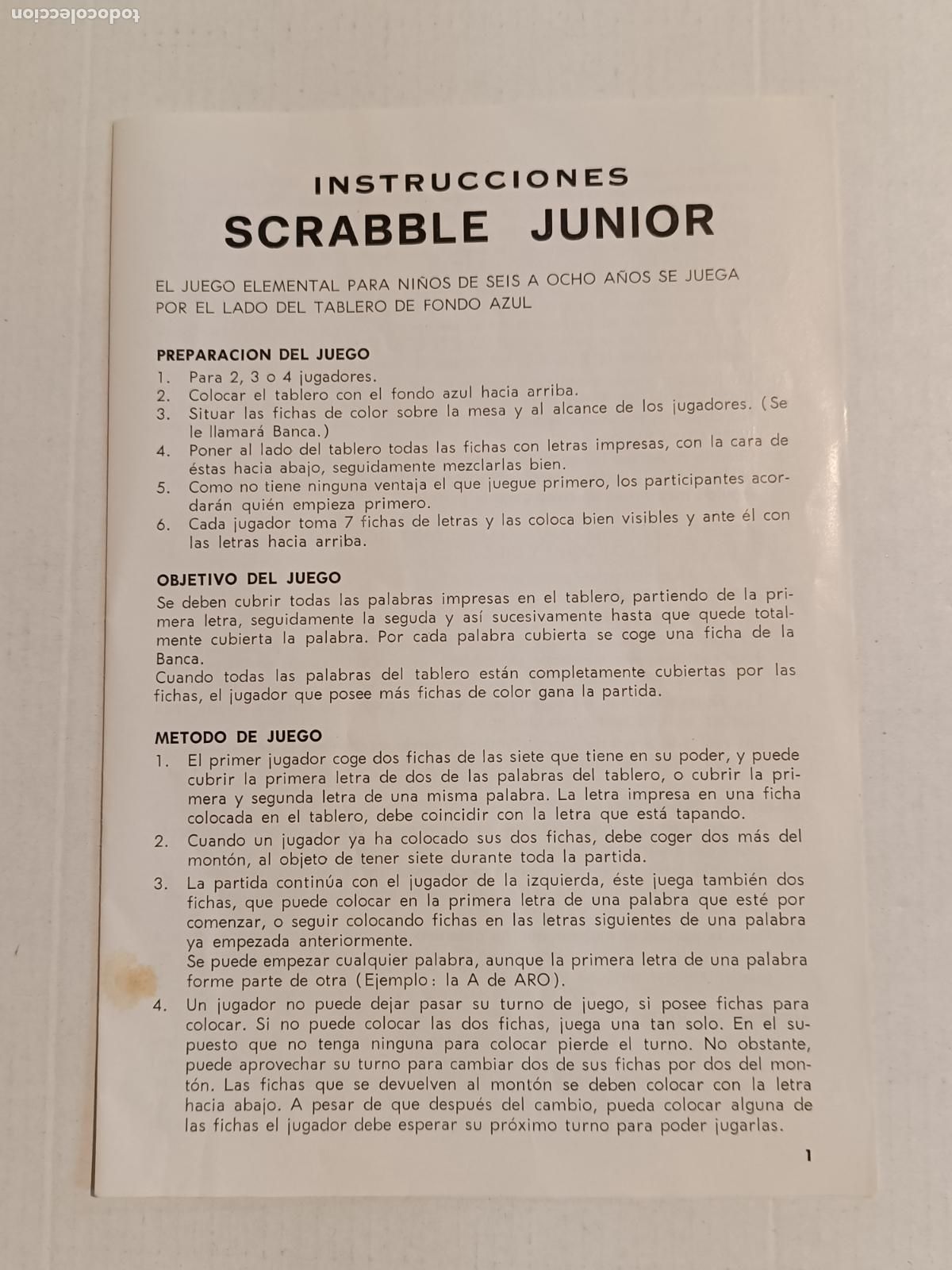 Juegos de mesa: SCRABBLE BORRAS 1979 - Foto 10