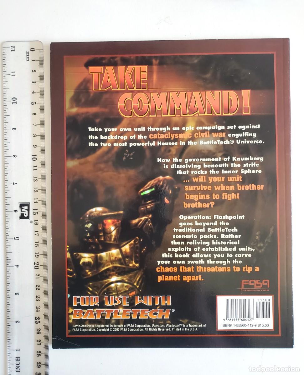 Juegos de mesa: BATTLETECH: OPERATION FLASHPOINT (Fasa) - usado - Foto 2